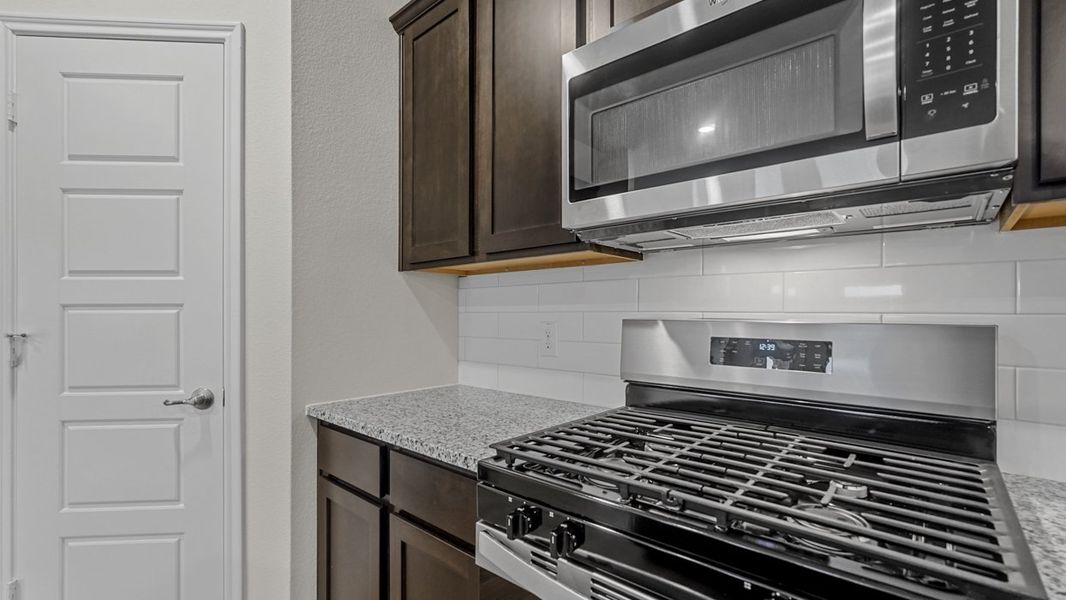 Close-up of interior finishes inside a home in Fireside by the Lake, Garland (Image 9).