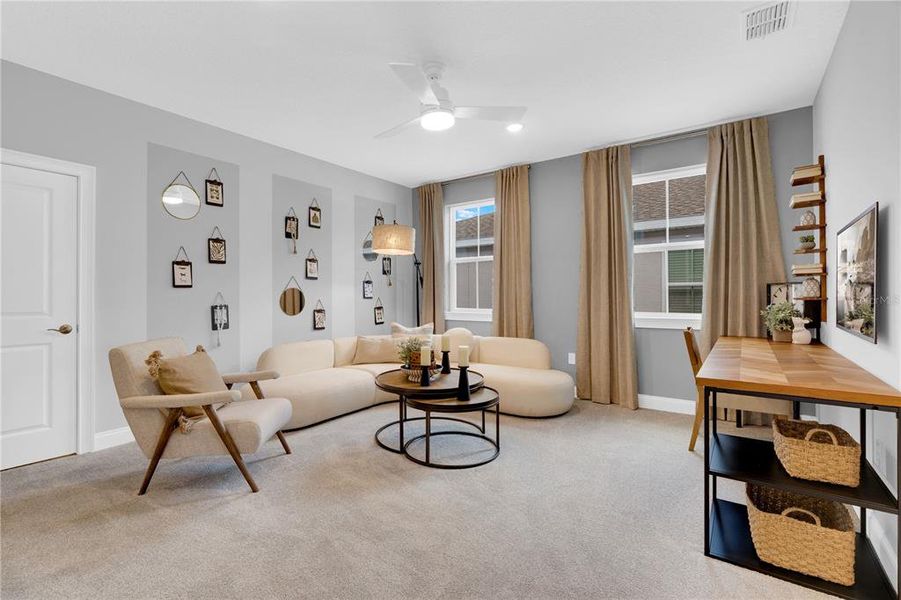 Furnished interior view inside a new home in , Winter Garden (Image 40). Furnished interior view inside a new home in , Winter Garden (Image 40).