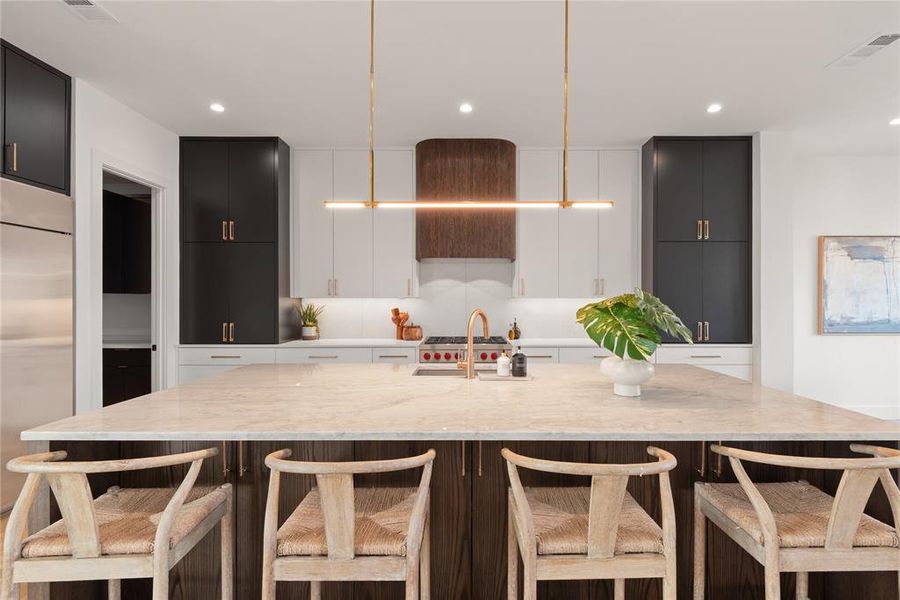 Furnished interior view inside a new home in , Dallas (Image 3).