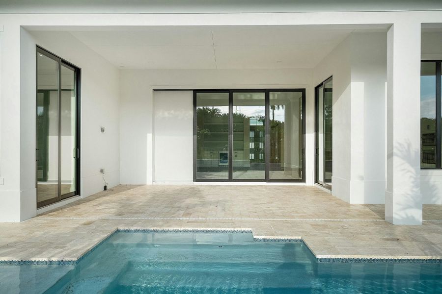 2D floor plan layout for the Alessia by GHO Homes in Tesoro Club, Port St. Lucie, FL (Image 30).