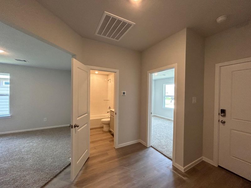 Spacious, unfurnished interior of a new home in Cornerstone, Rockdale (Image 6). Spacious, unfurnished interior of a new home in Cornerstone, Rockdale (Image 6).