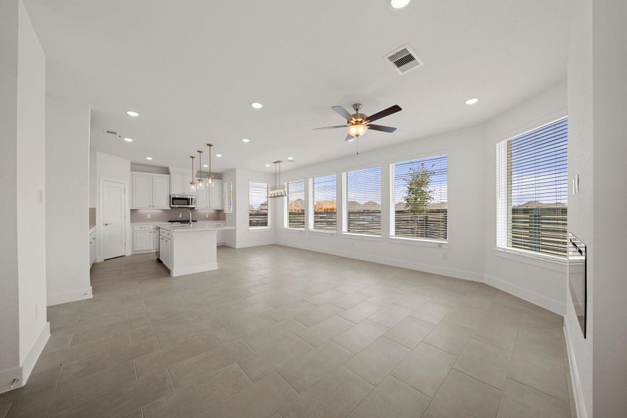 Spacious, unfurnished interior of a new home in Bridgeland, Cypress (Image 22).