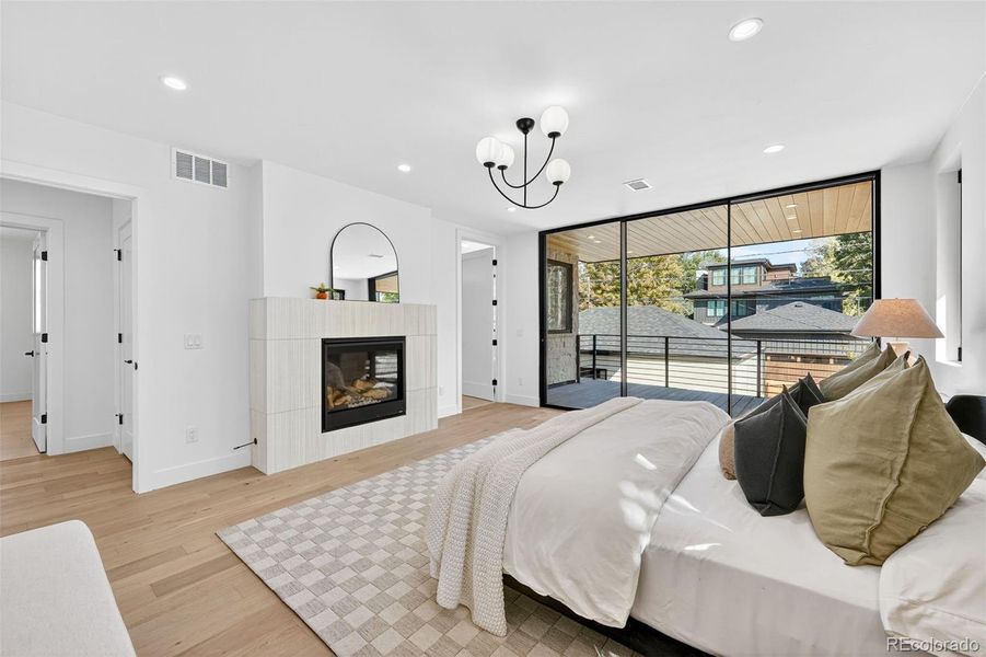 Furnished interior view inside a new home in , Denver (Image 37).