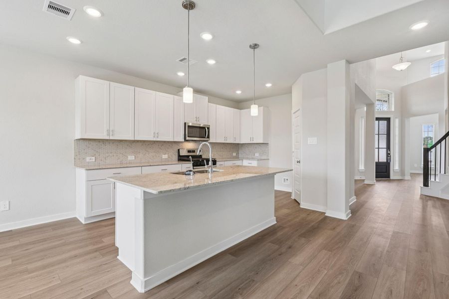 Photo is not of the actual home but is an inspirational photo of builder’s model home and may depict options, furnishings, and/or decorator features that are not included. Photo is not of the actual home but is an inspirational photo of builder’s model home and may depict options, furnishings, and/or decorator features that are not included.