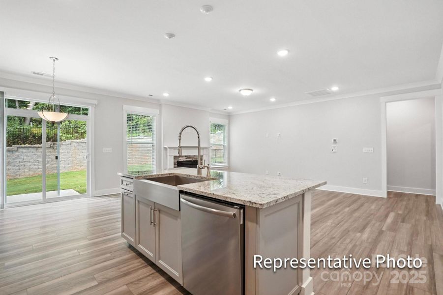 Furnished interior view inside a new home in The Meadows at Laurelbrook, Sherrills Ford (Image 12).