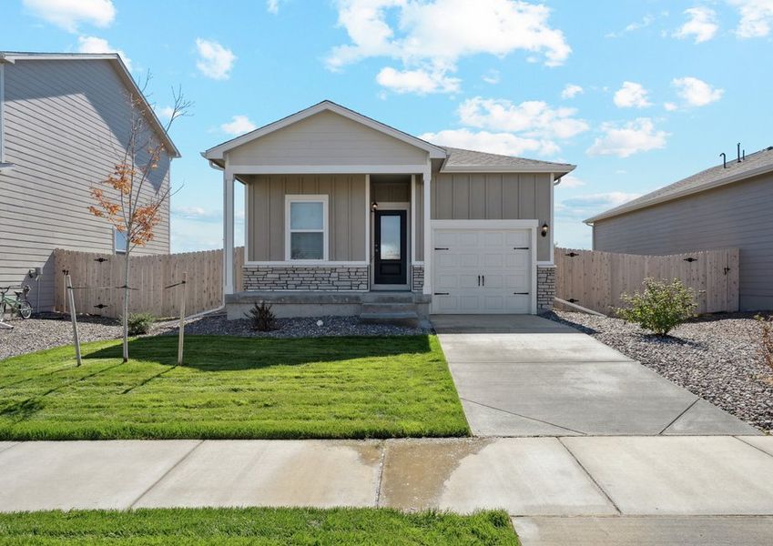 The Alpine is a beautiful single story home. The Alpine is a beautiful single story home.