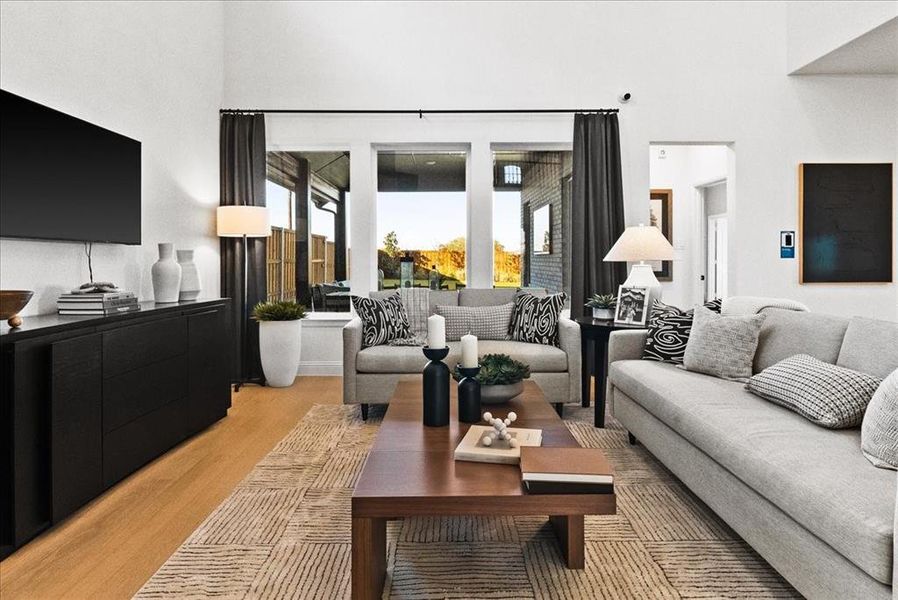 Furnished interior view inside a new home in Timberbrook, Justin (Image 15).