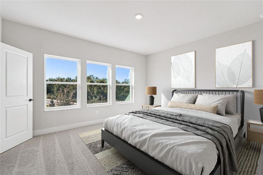 Furnished interior view inside a new home in Persimmon Park - Garden Series, Wesley Chapel (Image 7).