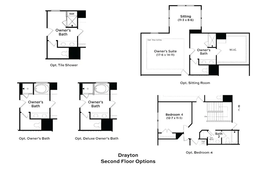 2D floor plan layout of this home in The Farm at Neill's Creek, Lillington, NC (Image 2). 2D floor plan layout of this home in The Farm at Neill's Creek, Lillington, NC (Image 2).