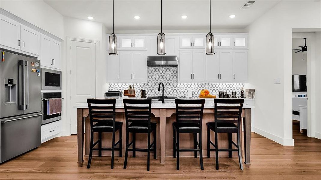 Furnished interior view inside a new home in Bel Air Village, Sherman (Image 8).