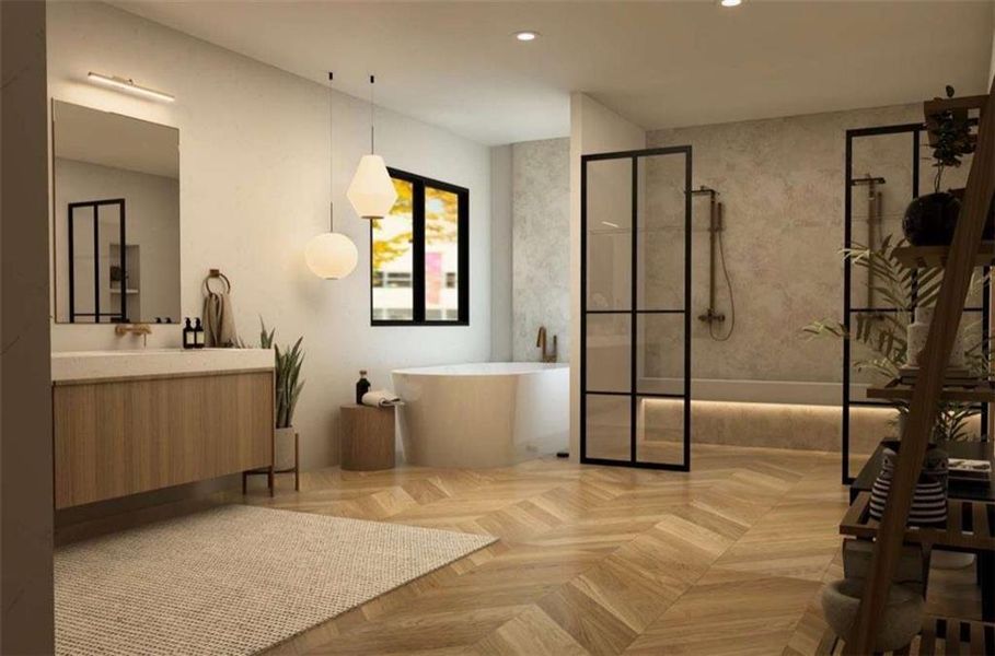 Furnished interior view inside a new home in , McDonough (Image 15).