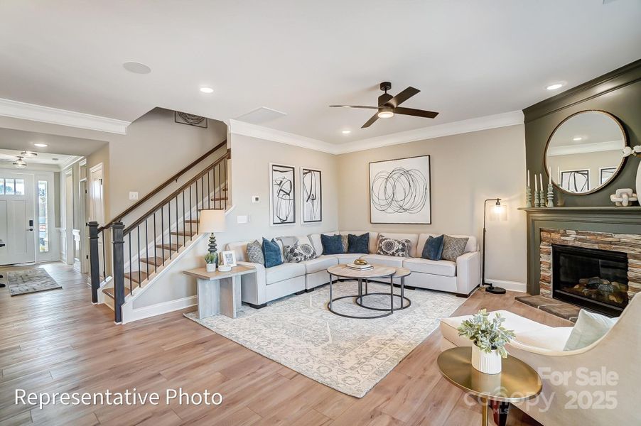 Furnished interior view inside a new home in , Sherrills Ford (Image 6). Furnished interior view inside a new home in , Sherrills Ford (Image 6).