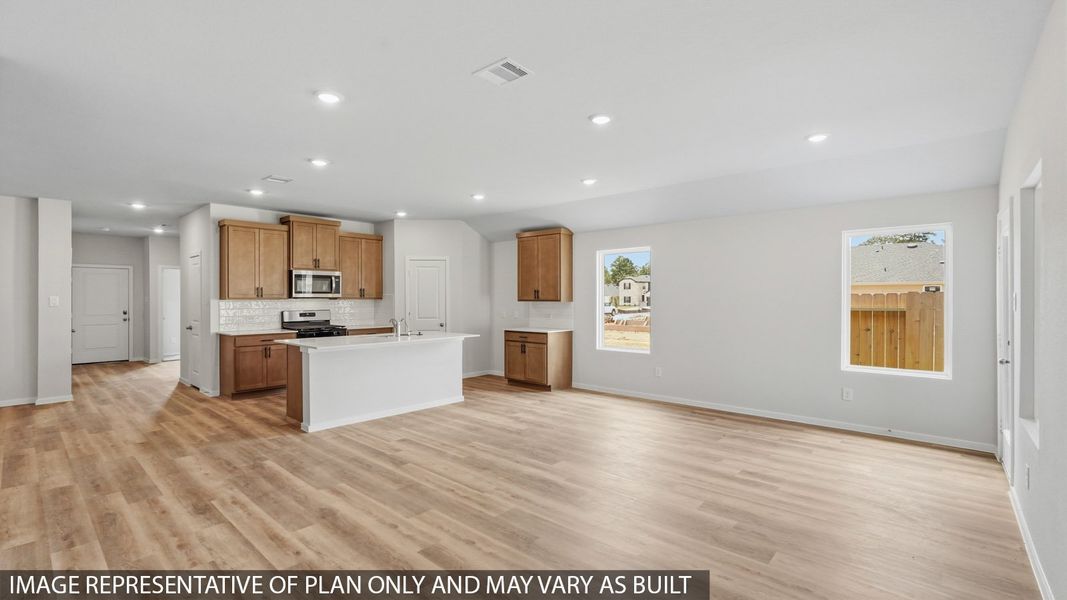Furnished interior view inside a new home in Grand Pines, Magnolia (Image 9).