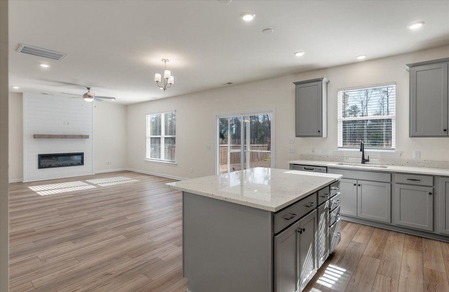 Furnished interior view inside a new home in Parker's Preserve, Ridgeville (Image 8).