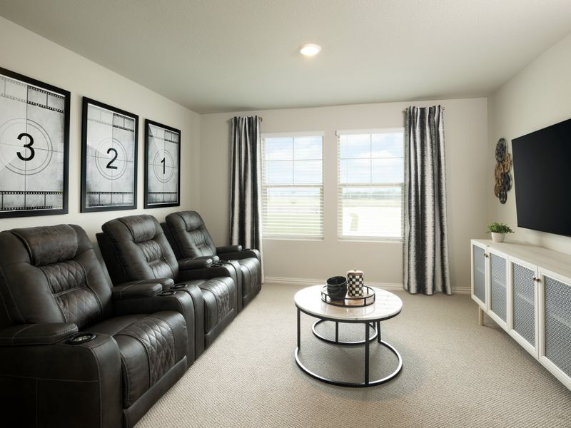 Furnished interior view inside a new home in Lakehaven - Signature Series, Farmersville (Image 11).