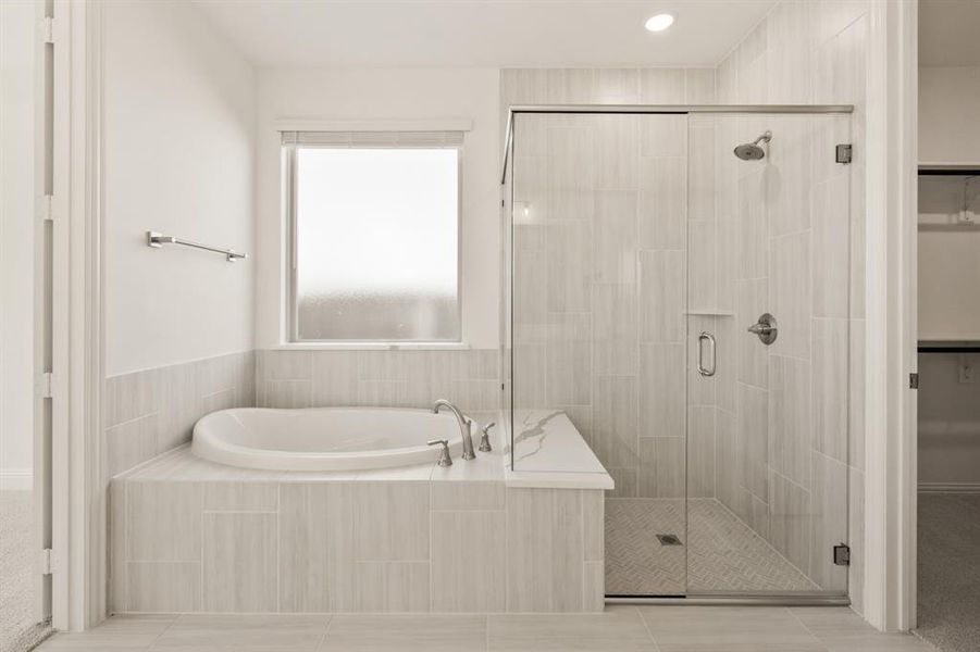 Furnished interior view inside a new home in Wildflower Ranch 60-65, Fort Worth (Image 11). Furnished interior view inside a new home in Wildflower Ranch 60-65, Fort Worth (Image 11).