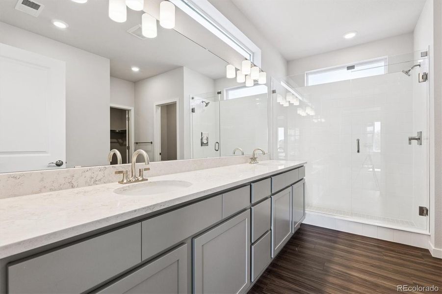 Furnished interior view inside a new home in Prestige Collection at Parkdale Commons, Lafayette (Image 9). Furnished interior view inside a new home in Prestige Collection at Parkdale Commons, Lafayette (Image 9).