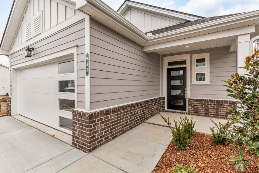 Exterior details and patio area of a home in Nexus – Park Collection, Gallatin (Image 4).