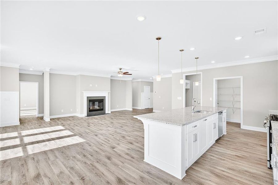 Spacious, unfurnished interior of a new home in , Hiram (Image 27).