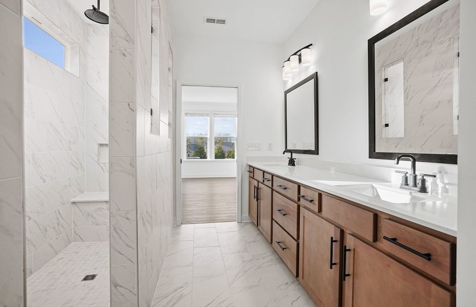 Furnished interior view inside a new home in Carolina Riverside, Belmont (Image 18).