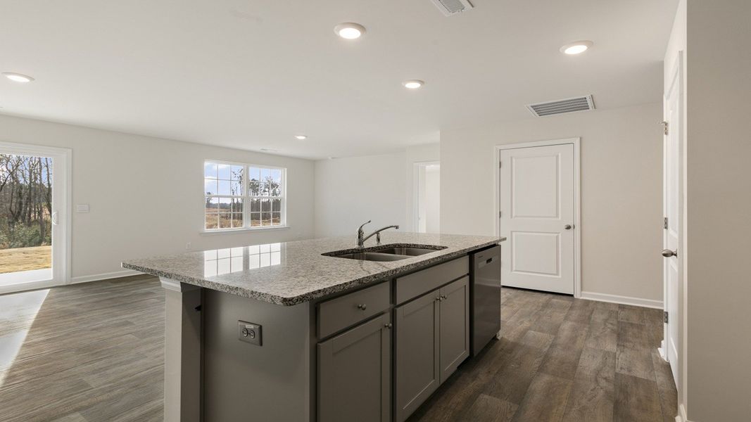 Furnished interior view inside a new home in Quail Haven, Winston-Salem (Image 7).