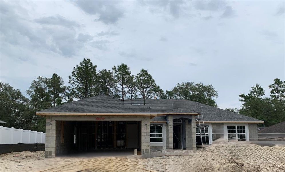 Front exterior of a new home in Citrus Springs Sub, Citrus Springs, FL, highlighting curb appeal (Image 2).