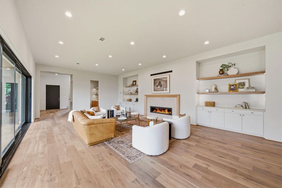 Furnished interior view inside a new home in , Houston (Image 12).