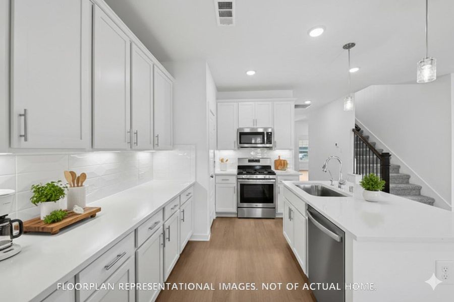 Furnished interior view inside a new home in Moran Ranch, Willis (Image 12). Furnished interior view inside a new home in Moran Ranch, Willis (Image 12).