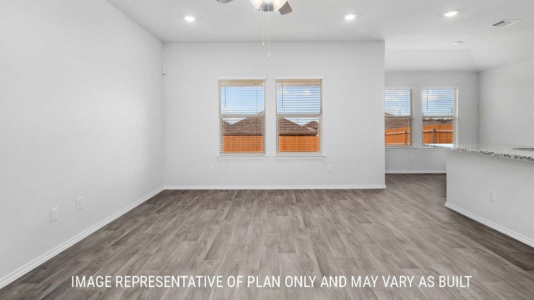 Spacious, unfurnished interior of a new home in Pecan Creek, Temple (Image 11).