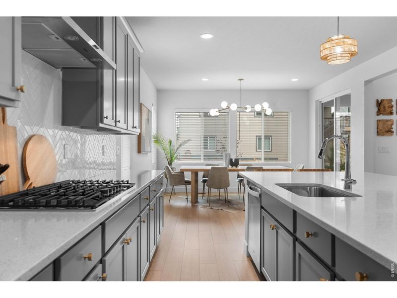 Furnished interior view inside a new home in Morgan Hill, Erie (Image 13).