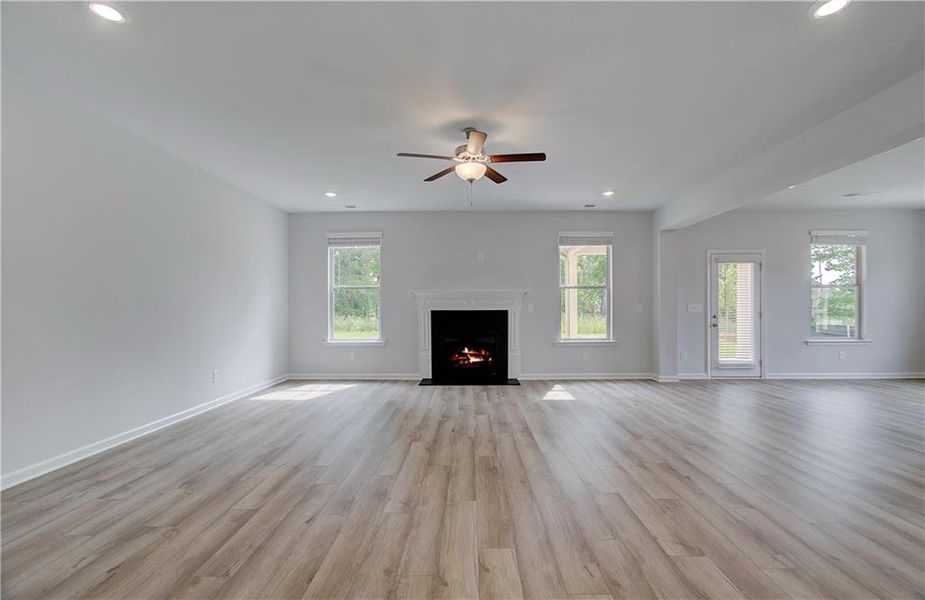 Spacious, unfurnished interior of a new home in Cambria at Traditions, Hampton (Image 24).