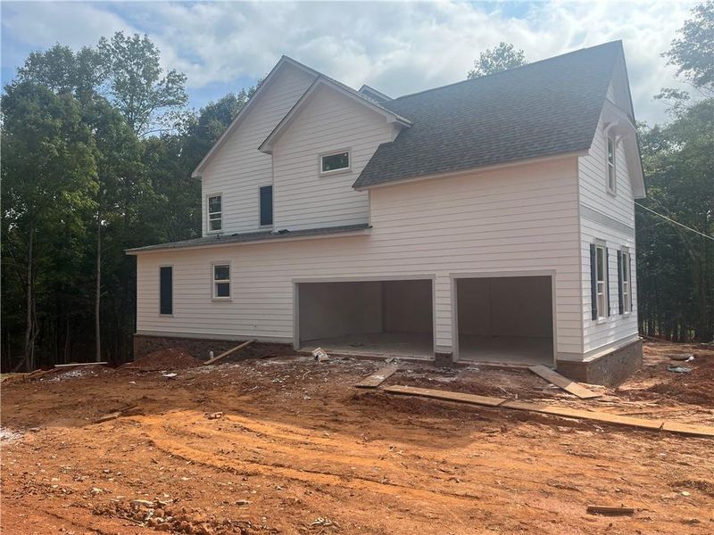 In-progress construction of a new home in , Cumming, GA (Image 54).