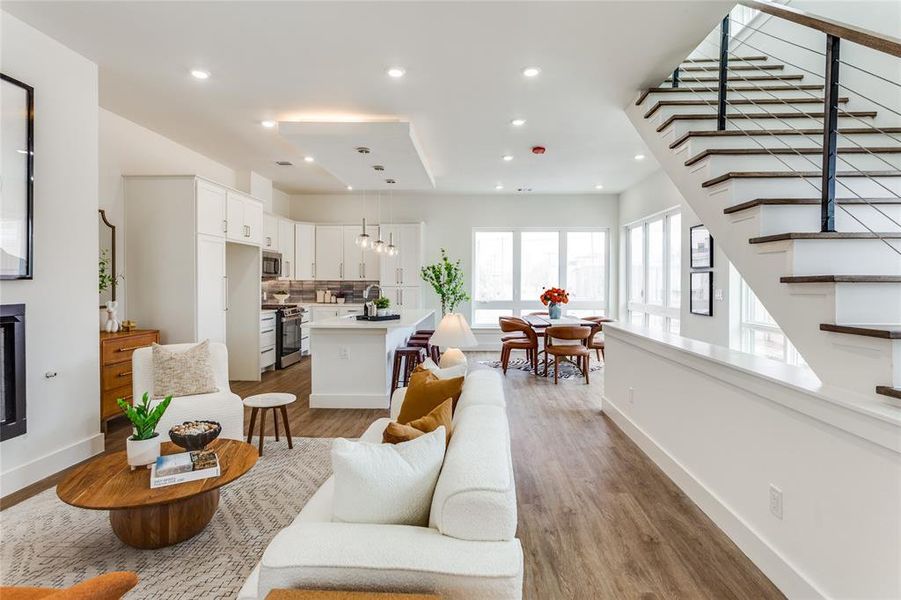 Furnished interior view inside a new home in , Fort Worth (Image 22).