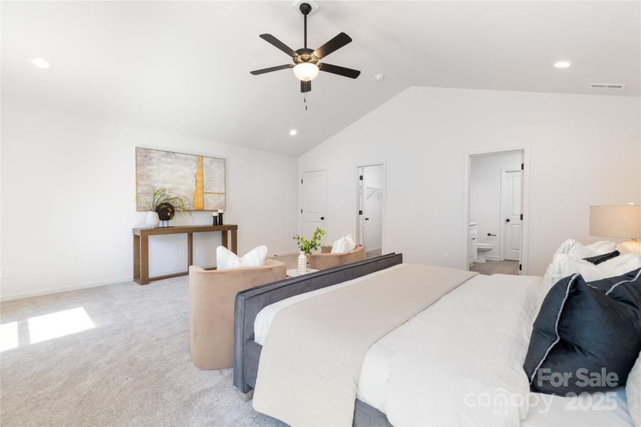 Furnished interior view inside a new home in , Charlotte (Image 21).