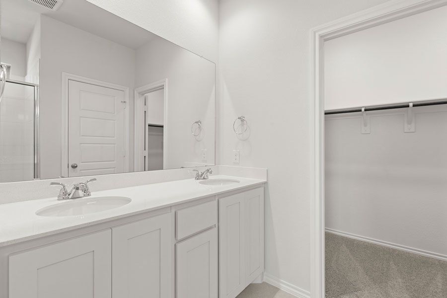 Representative exterior photo of a completed home built from the Birch by Impression Homes in Creekside Ranch, Blue Ridge, TX (Image 18).