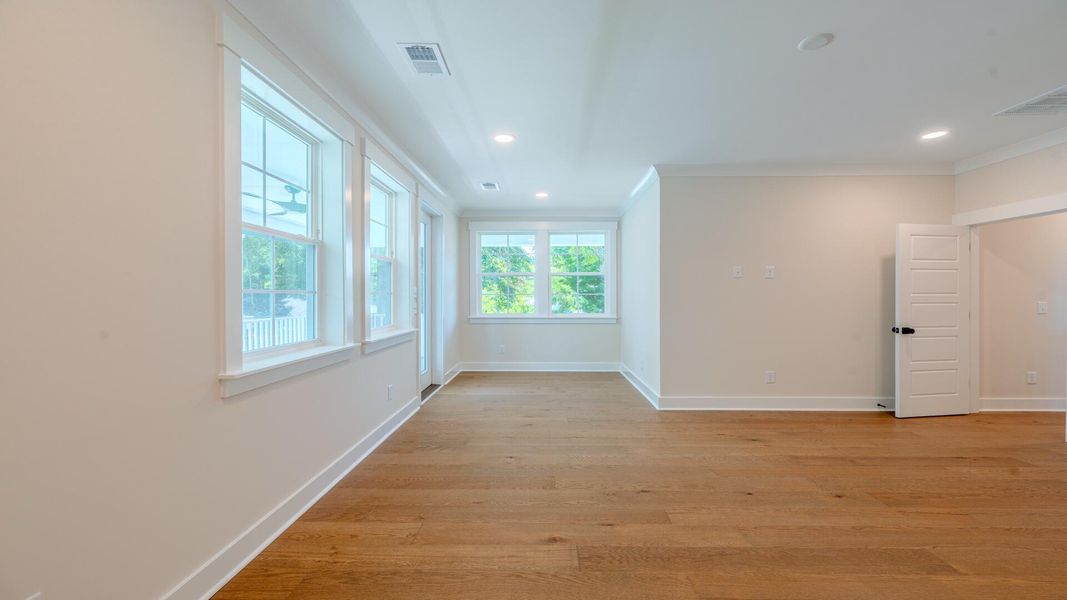 Spacious, unfurnished interior of a new home in Bayview Acres, Mount Pleasant (Image 36). Spacious, unfurnished interior of a new home in Bayview Acres, Mount Pleasant (Image 36).