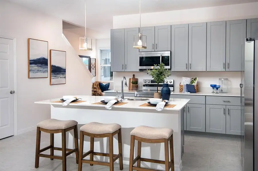 Furnished interior view inside a new home in The Residences at Emerson Park, Apopka (Image 5).