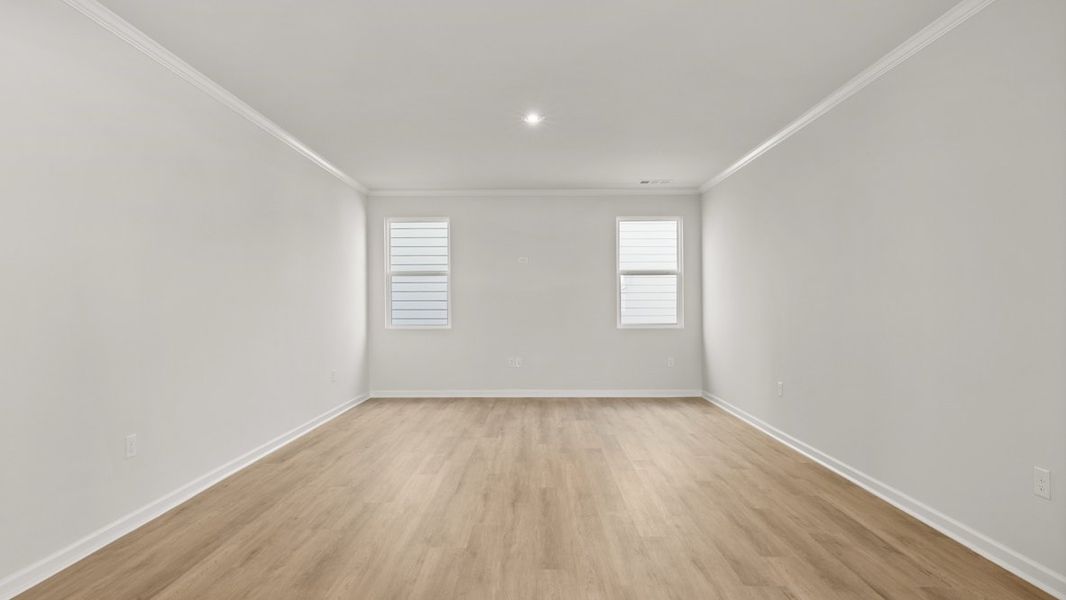 Representative unfurnished interior of a home built from the Fayette ll by D.R. Horton in Braselton Village, Braselton (Image 19).
