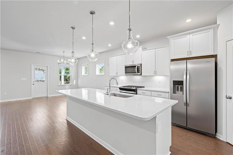 Furnished interior view inside a new home in Berkeley Mill, Cumming (Image 7). Furnished interior view inside a new home in Berkeley Mill, Cumming (Image 7).