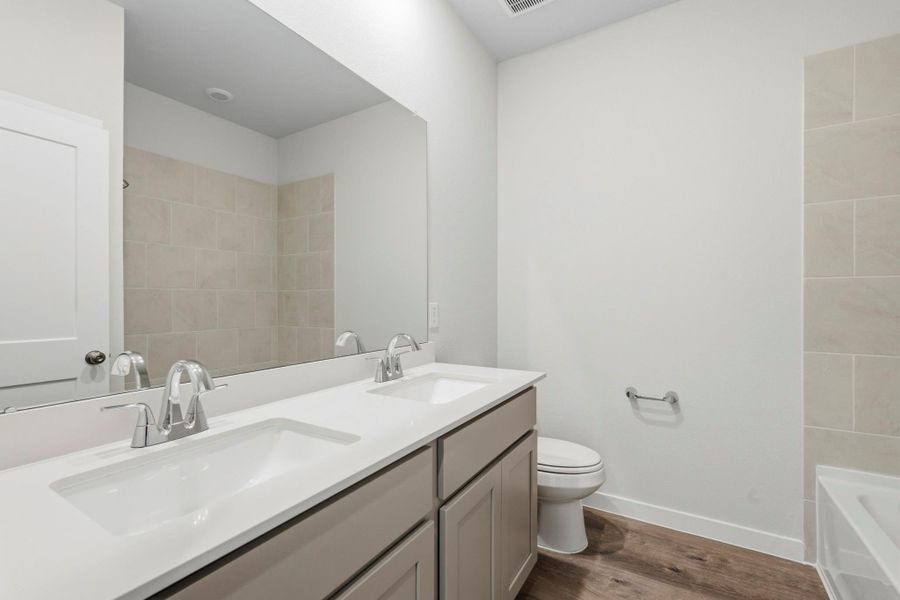 Furnished interior view inside a new home in Mirabella, Brookshire (Image 10).