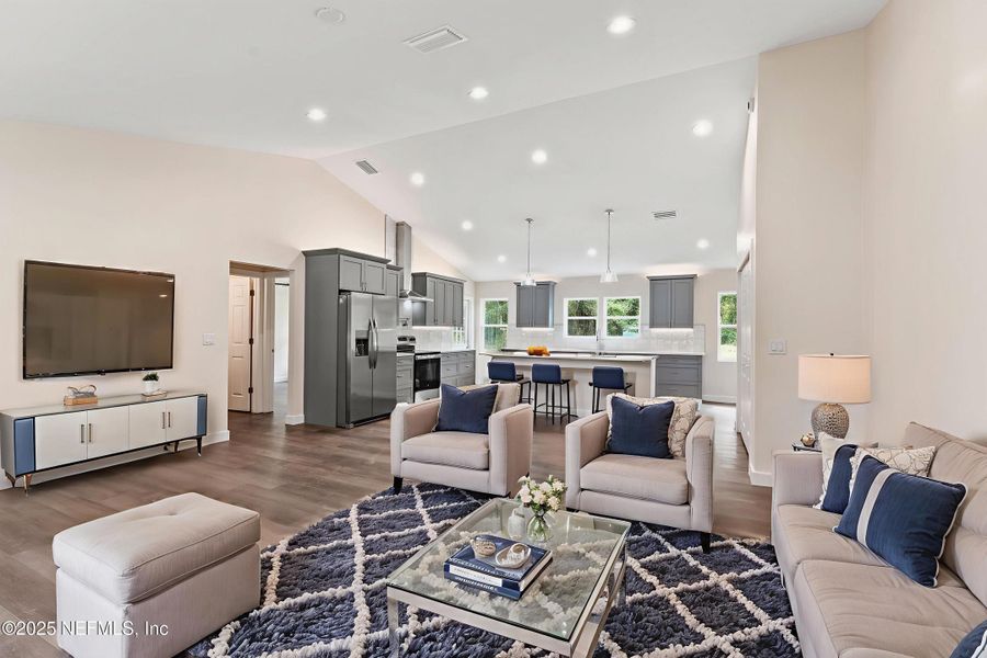 Furnished interior view inside a new home in , Georgetown (Image 10).