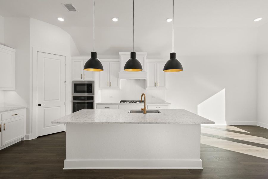 Furnished interior view inside a new home in Bridgewater, Midlothian (Image 13).