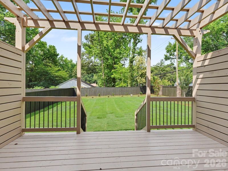 Exterior details and patio area of a home in , Charlotte (Image 4). Exterior details and patio area of a home in , Charlotte (Image 4).