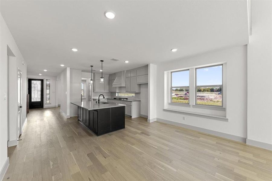 Furnished interior view inside a new home in Trails at Cottonwood Creek, Rowlett (Image 7).