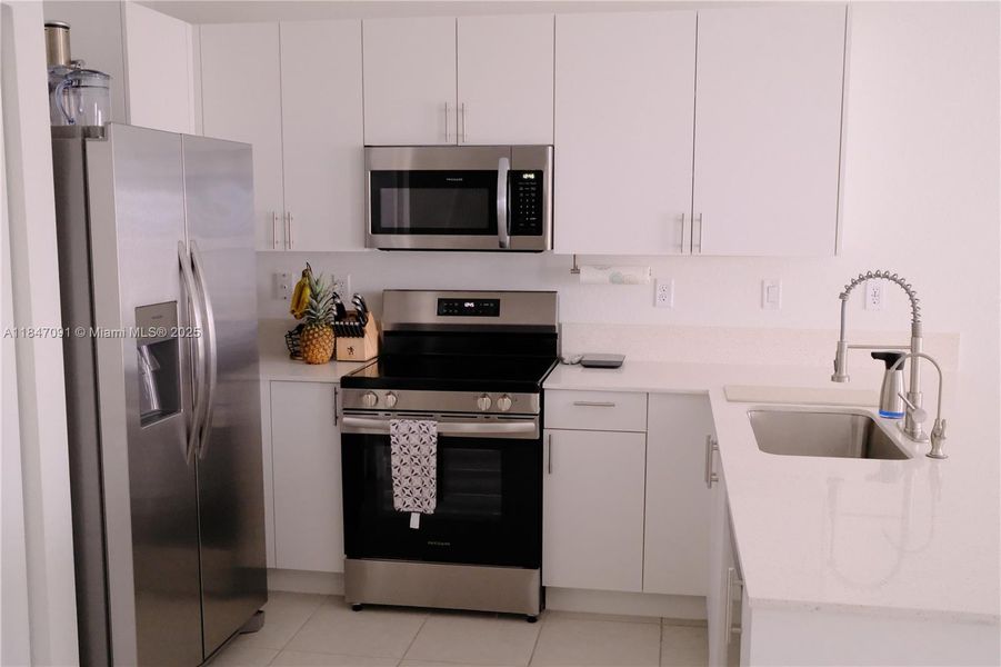 Furnished interior view inside a new home in , Miami (Image 22).