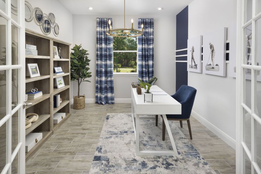 Furnished interior view inside a new home in Windwater, Parrish (Image 6).
