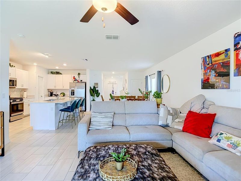 Furnished interior view inside a new home in Two Rivers, Zephyrhills (Image 36).