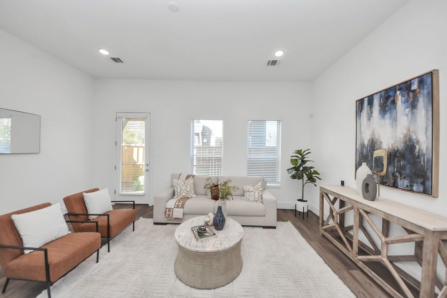 Furnished interior view inside a new home in Carver Landing, Houston (Image 10).