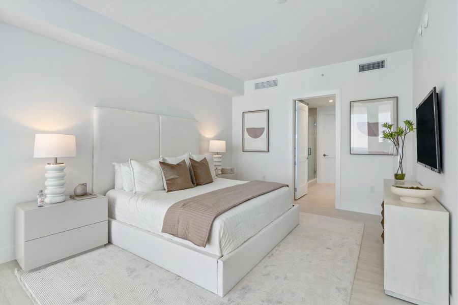 Furnished interior view inside a new home in , Fort Lauderdale (Image 9). Furnished interior view inside a new home in , Fort Lauderdale (Image 9).