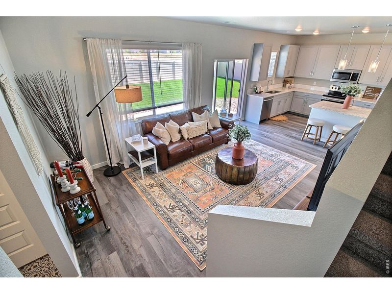 Furnished interior view inside a new home in Liberty Draw, Evans (Image 7). Furnished interior view inside a new home in Liberty Draw, Evans (Image 7).